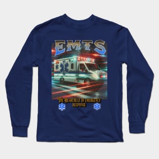 Heartbeat of Emergency Response Long Sleeve T-Shirt